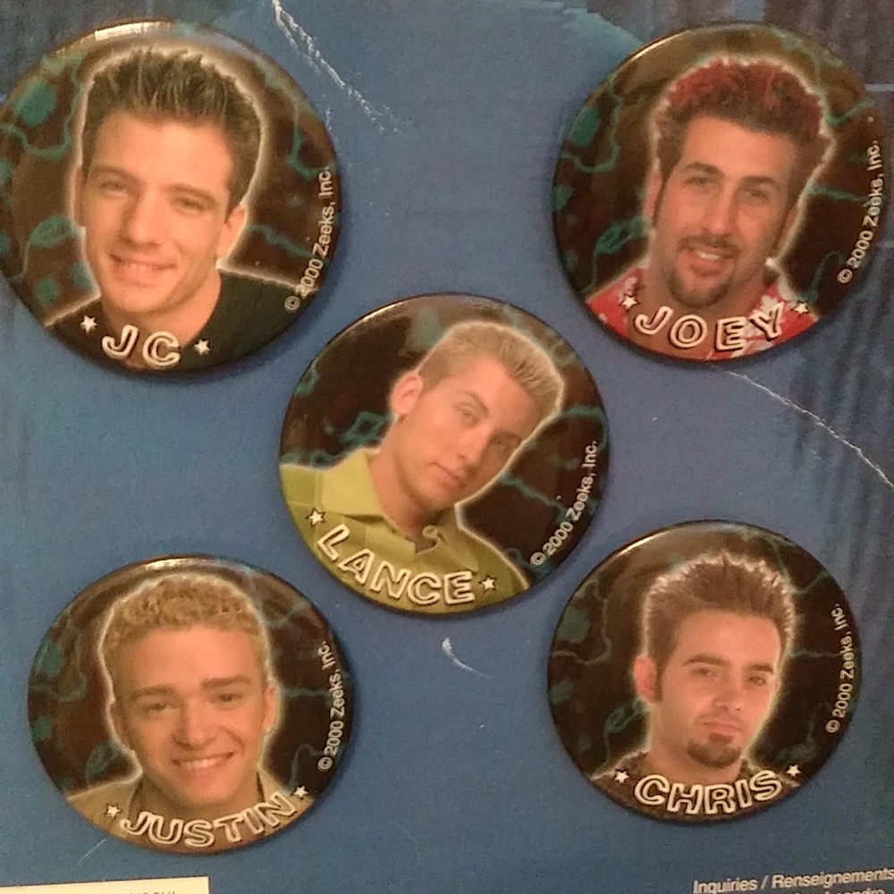 NSync 5 button set - Picture 6 of 6